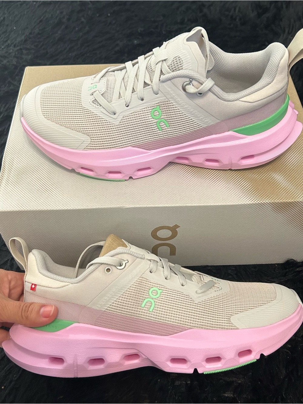 ON CLOUDPULSE athletic training running lace up shoes sneakers sz 8 new - Picture 5 of 6